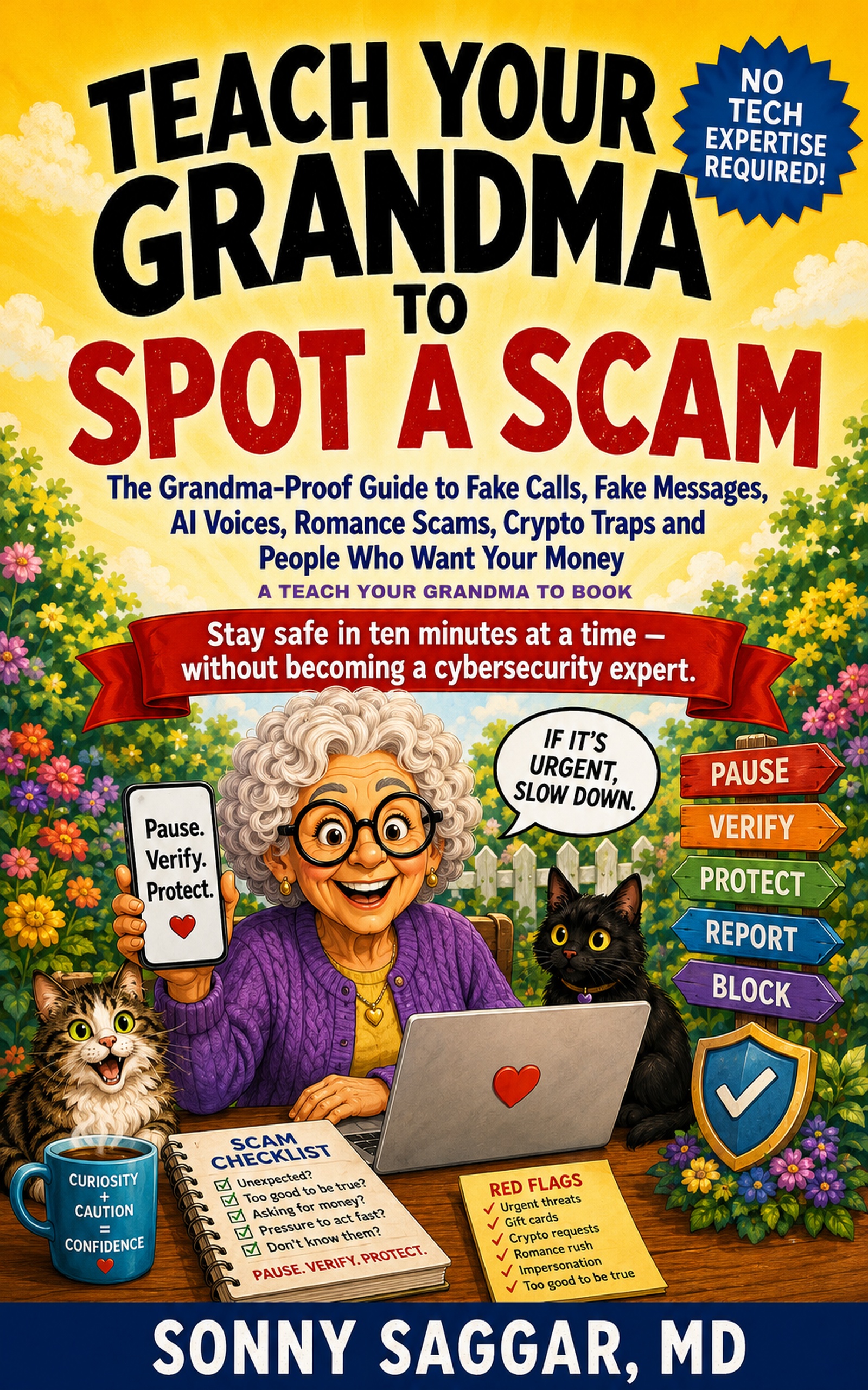 Teach Your Grandma to Spot a Scam by Sonny Saggar, MD