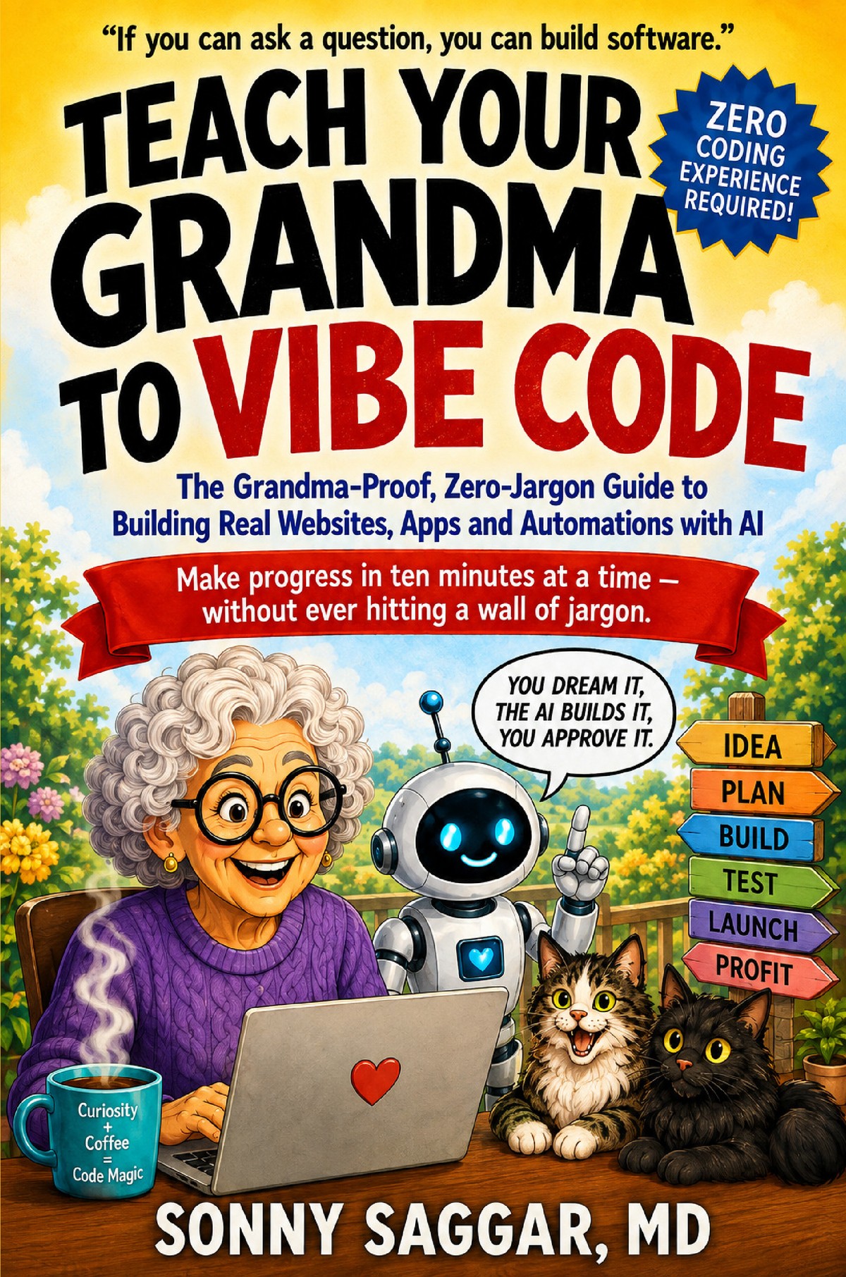 Teach Your Grandma to Vibe Code by Sonny Saggar, MD